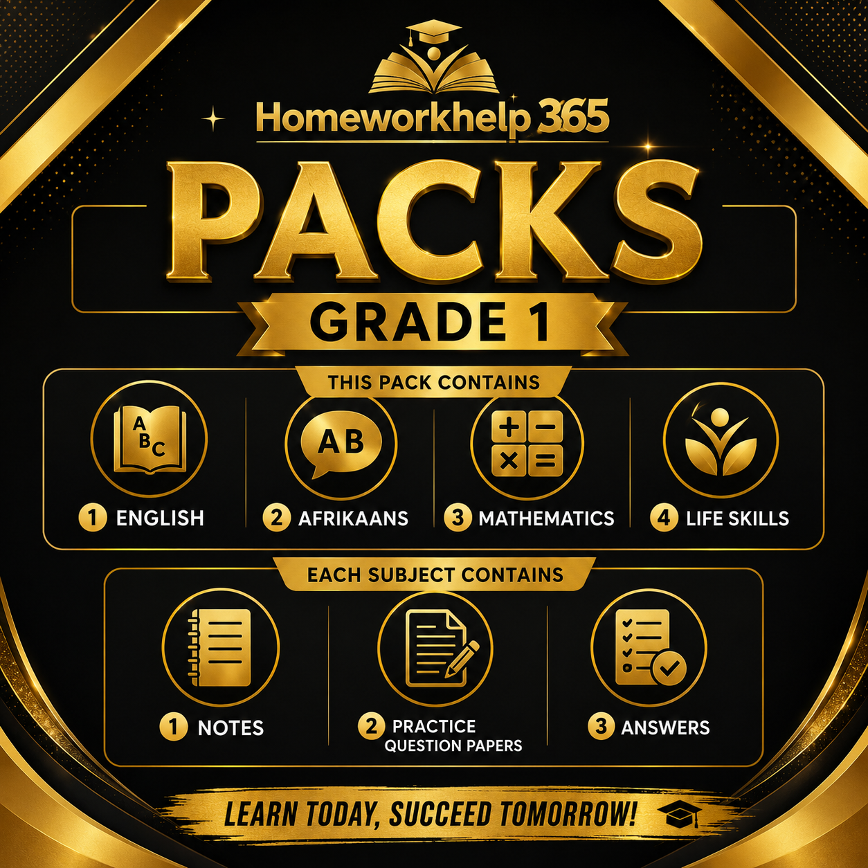 HomeworkHelp 365 Grade 1 pack